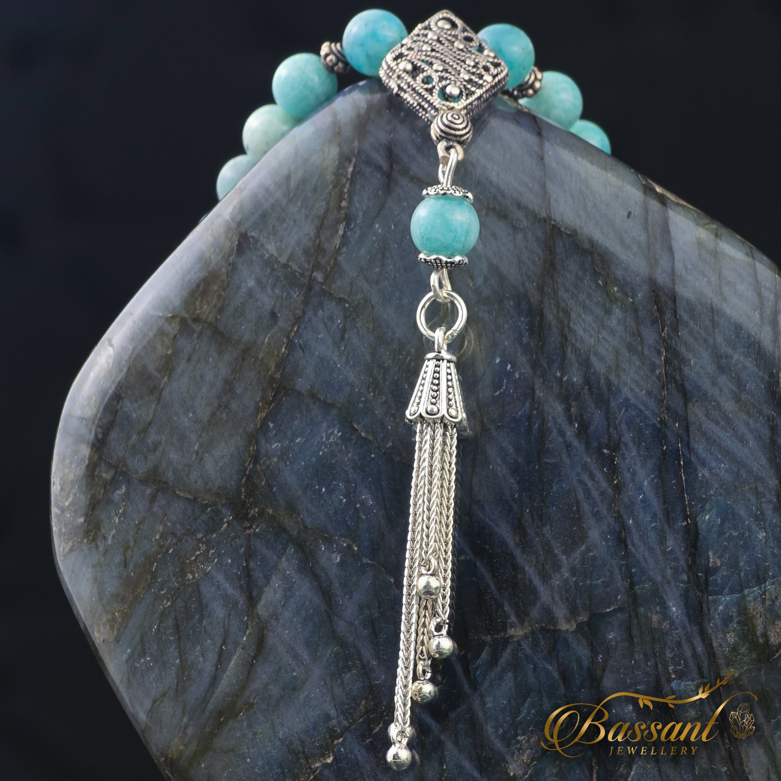 Amazonite Rosary - Bassant Jewellery