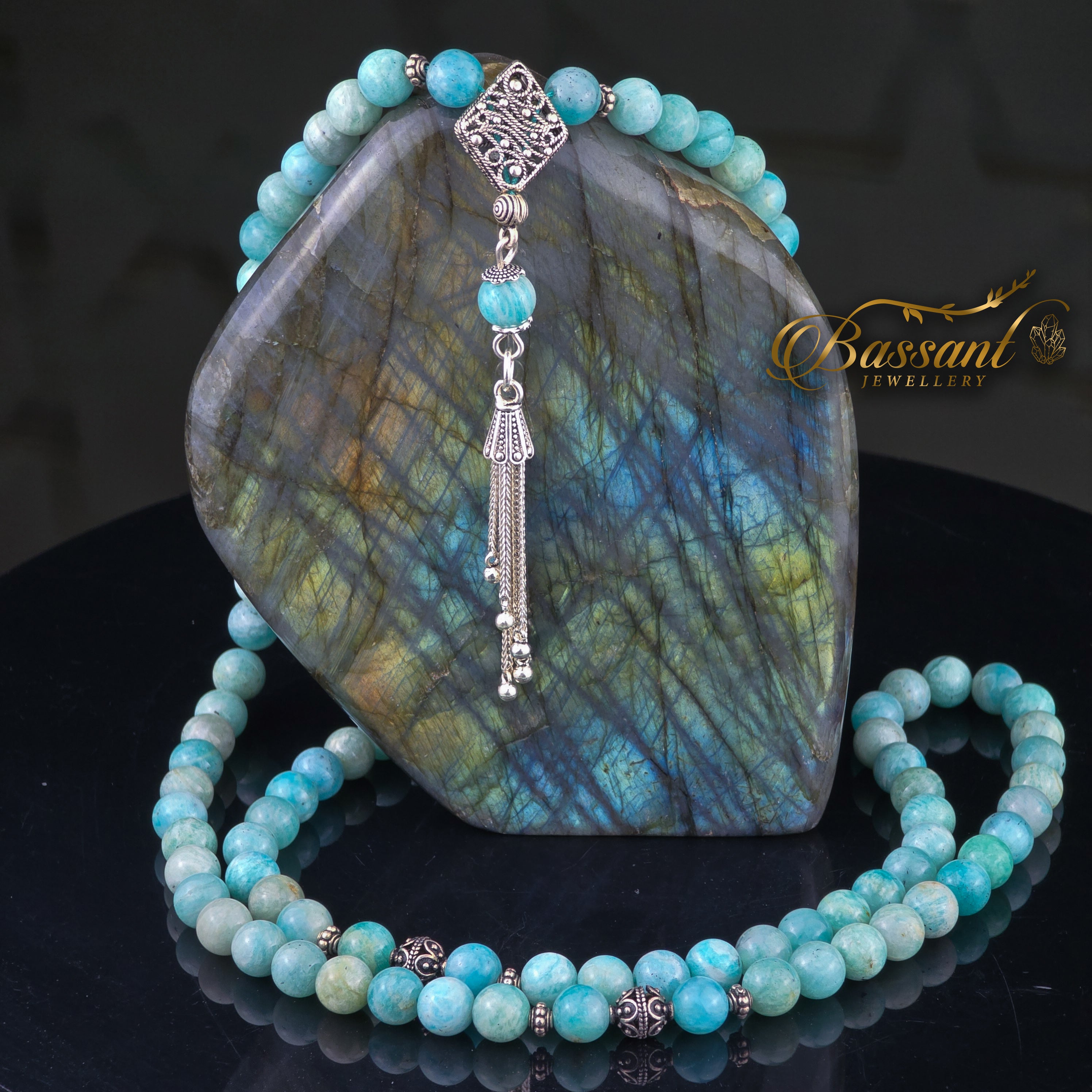 Amazonite Rosary - Bassant Jewellery