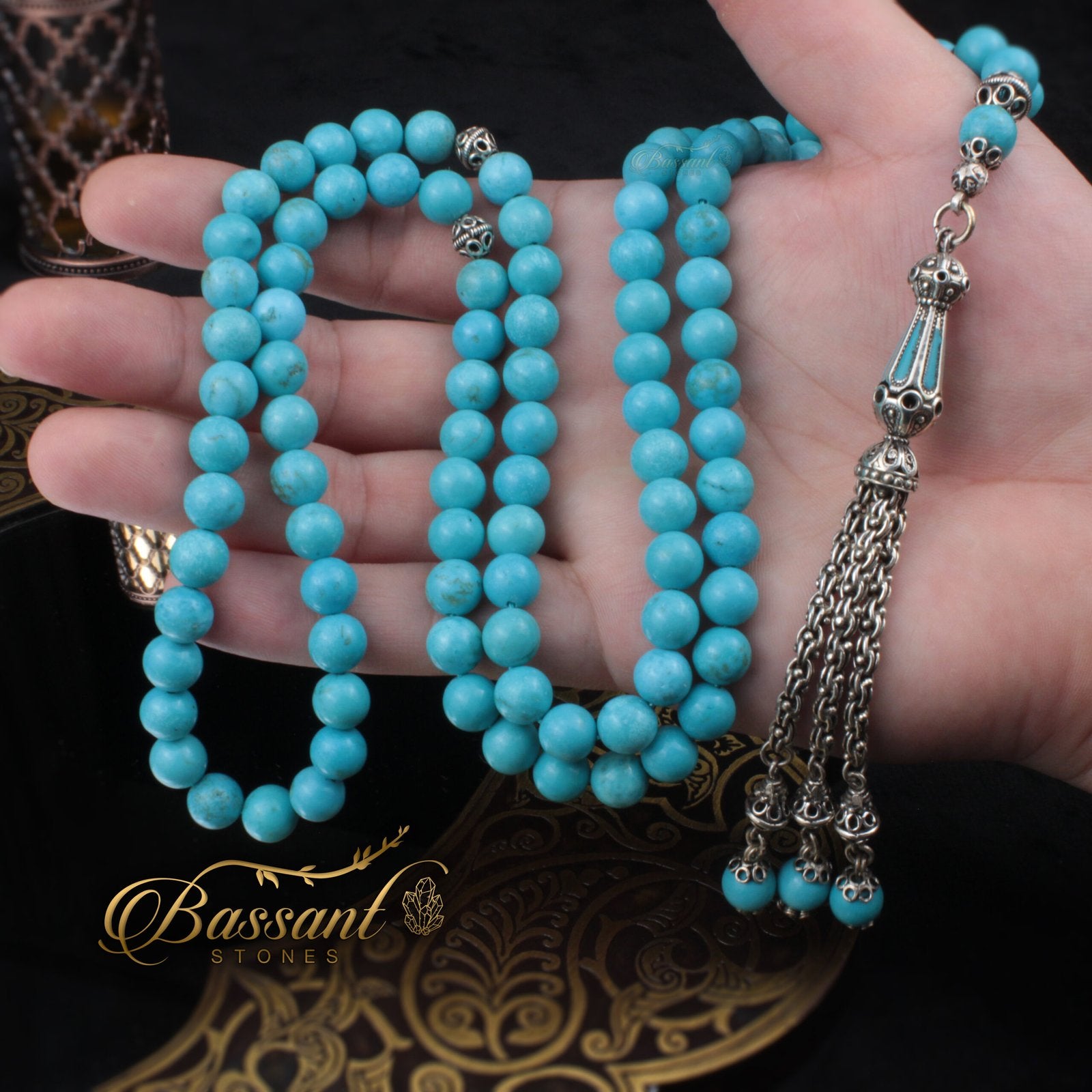 Howlite Turquoise Rosary