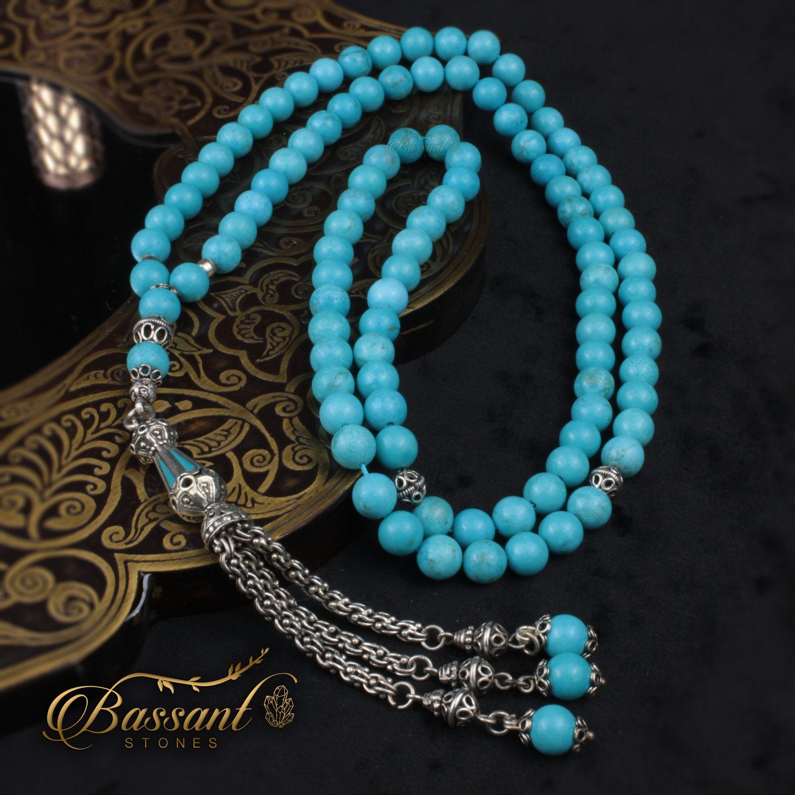 Howlite Turquoise Rosary