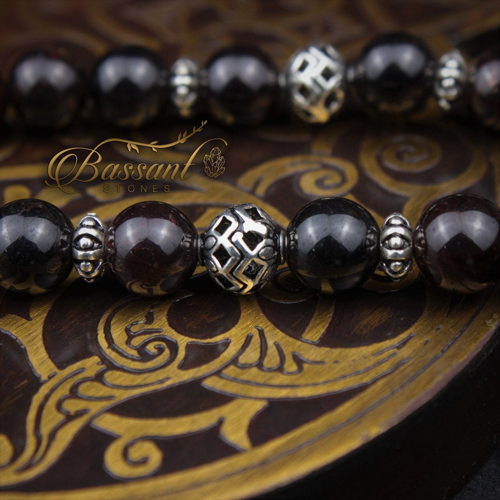 Garnet Rosary - Bassant Jewellery