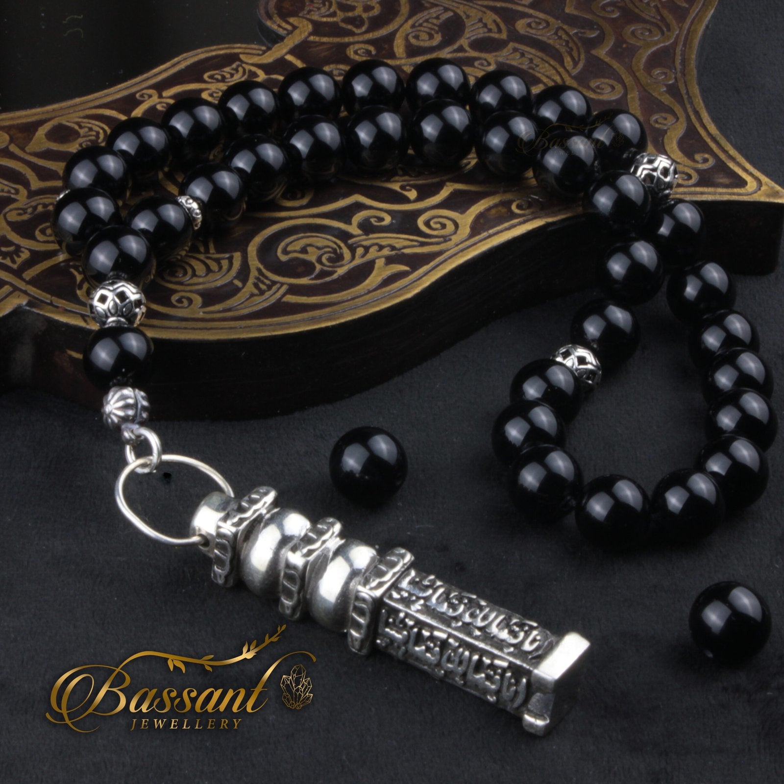 Black Agate\Onyx Rosary