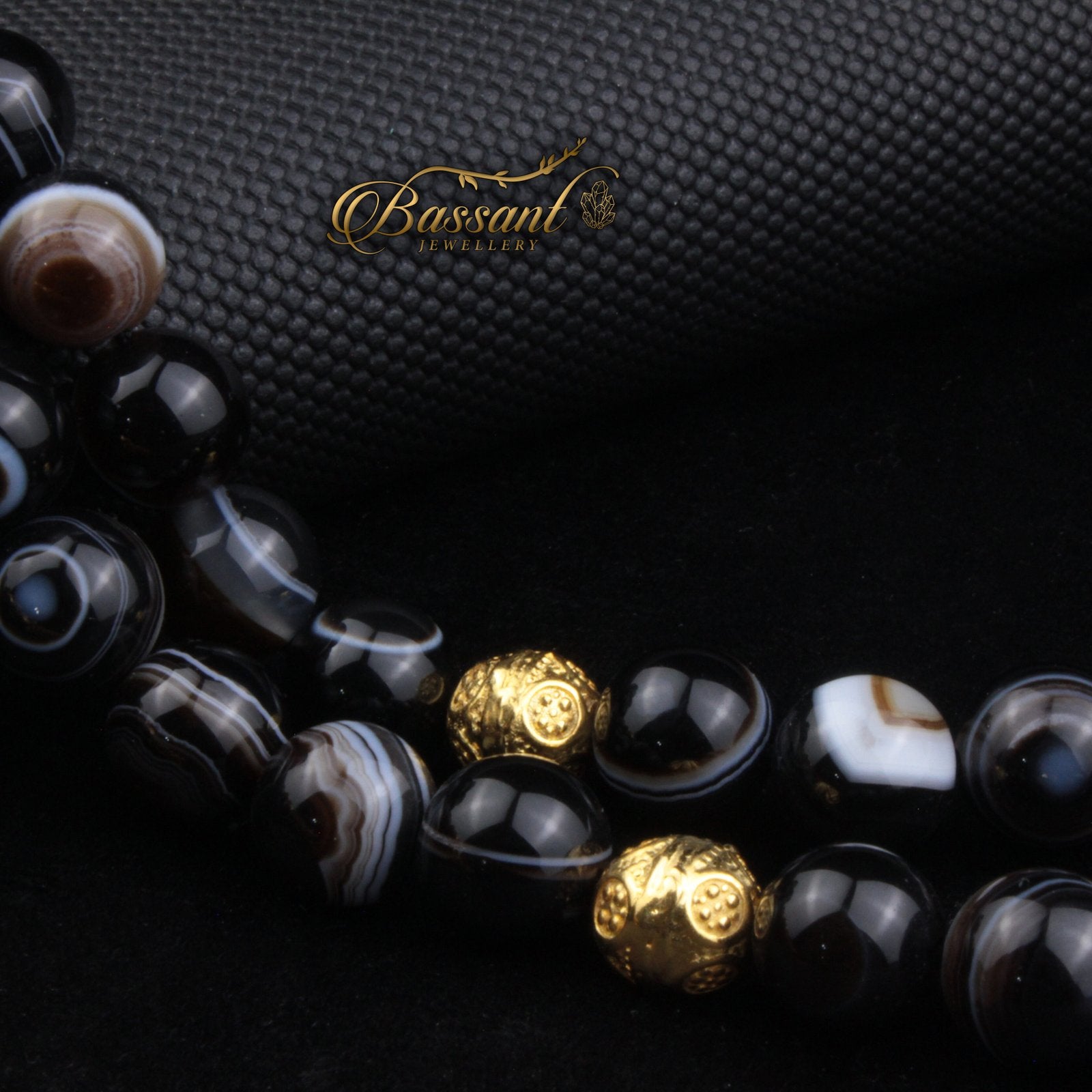 Suleiman Agate Rosary - Bassant Jewellery