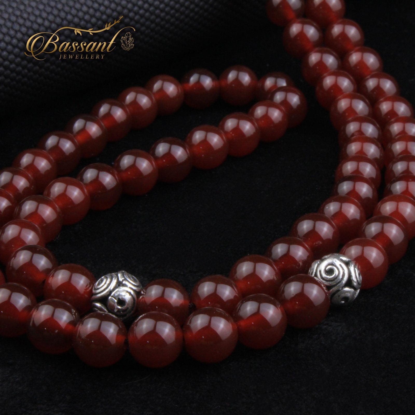 Red Agate Rosary - Bassant Jewellery