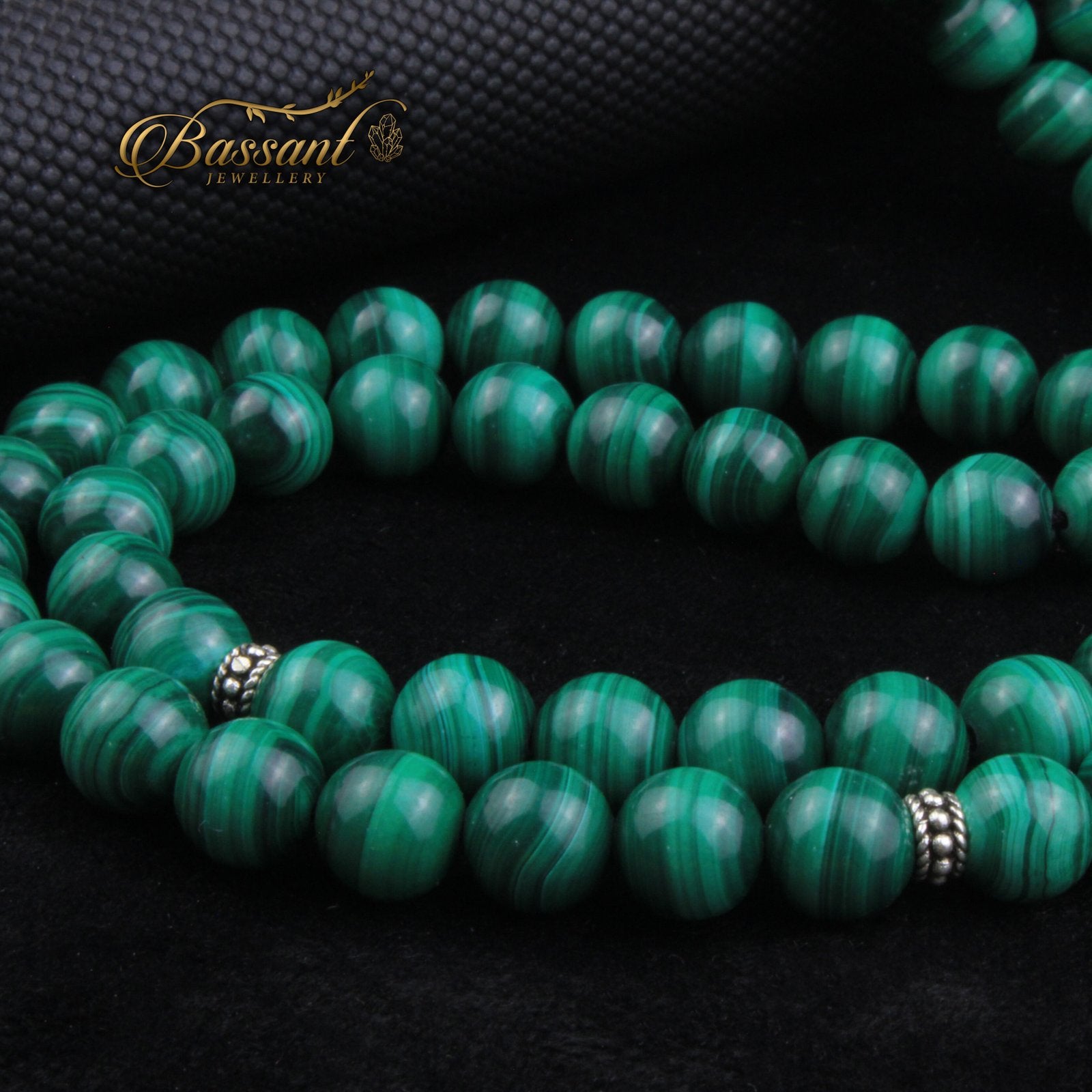 Malachite Rosary - Bassant Jewellery