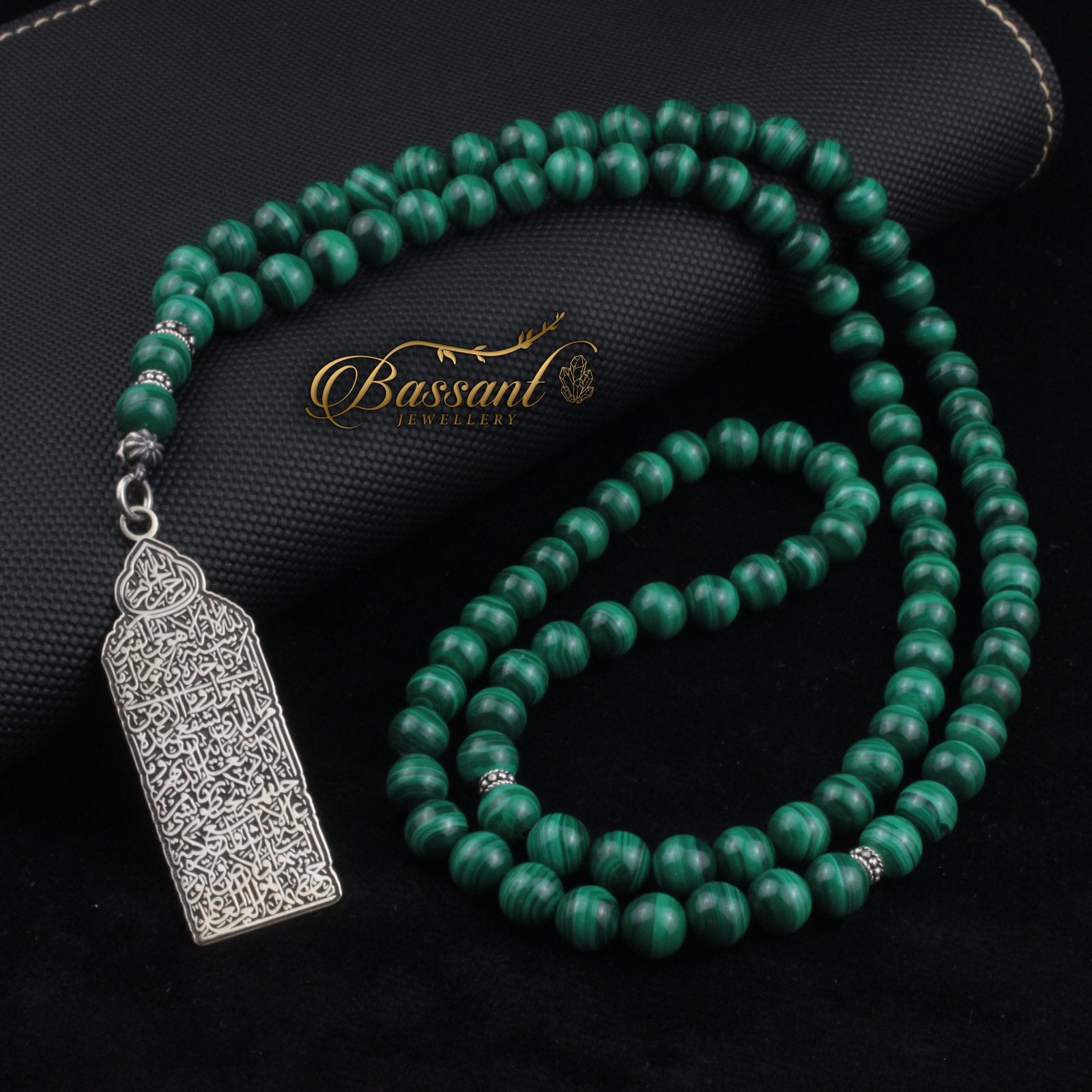 Malachite Rosary - Bassant Jewellery