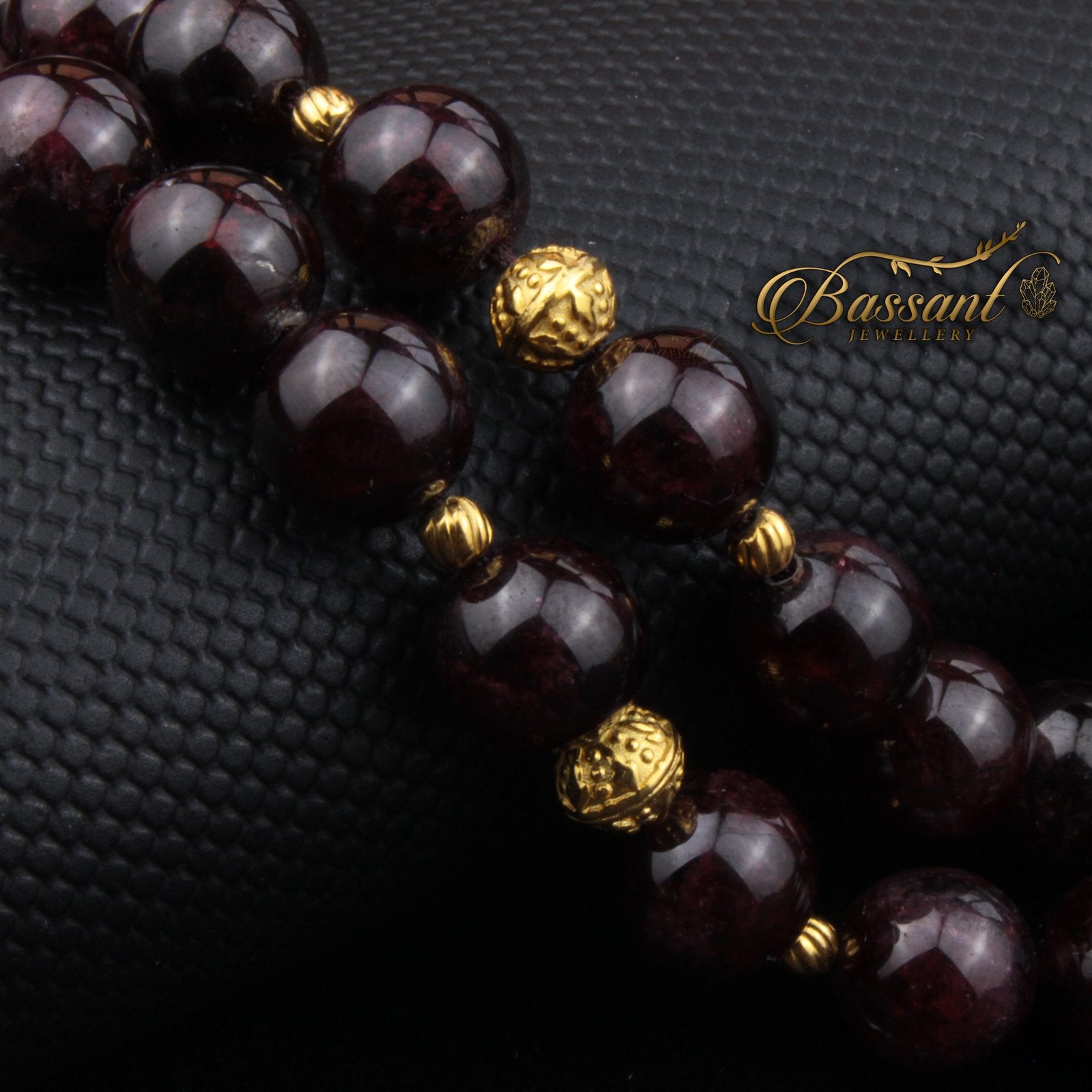 Garnet Rosary - Bassant Jewellery