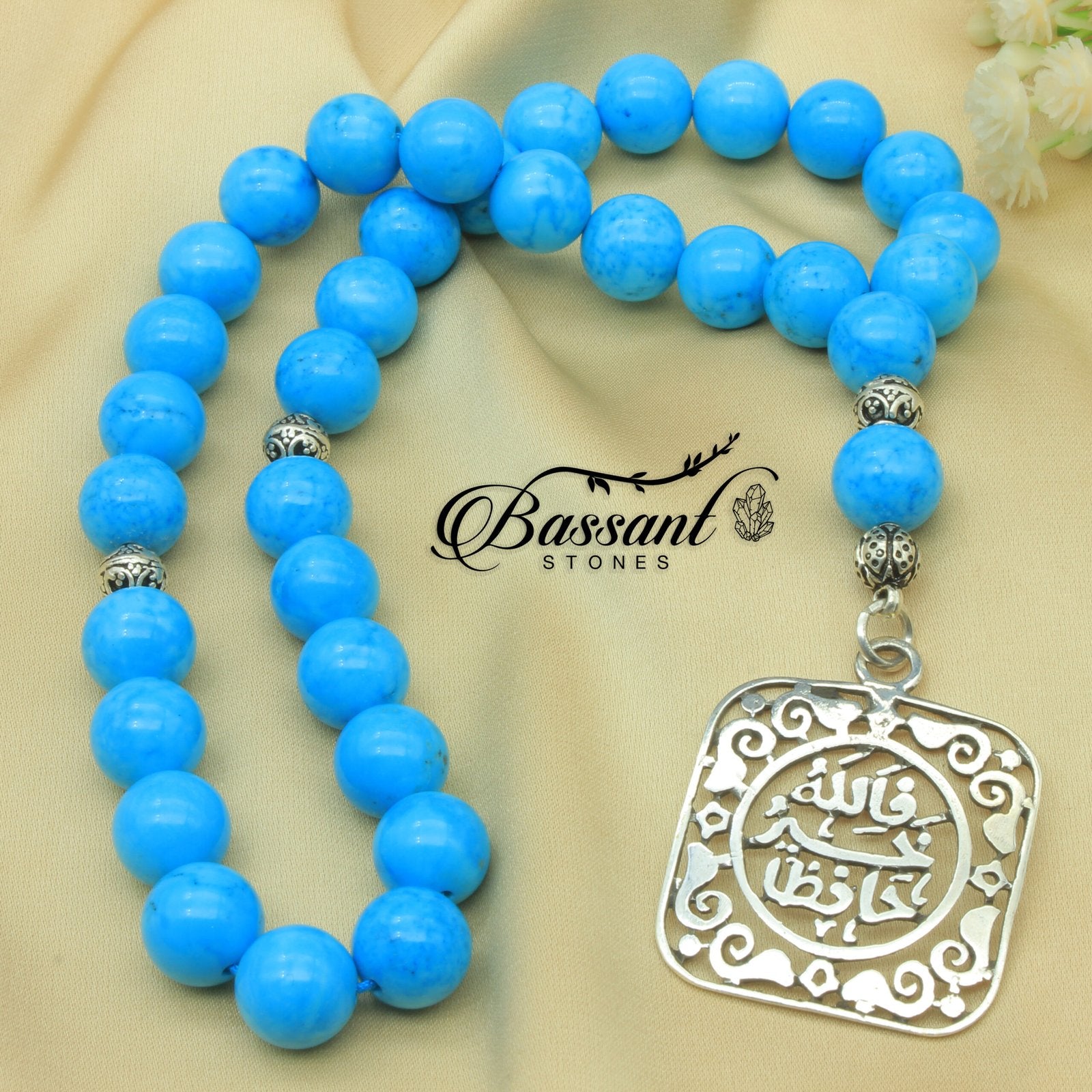 Howlite Turquoise Rosary