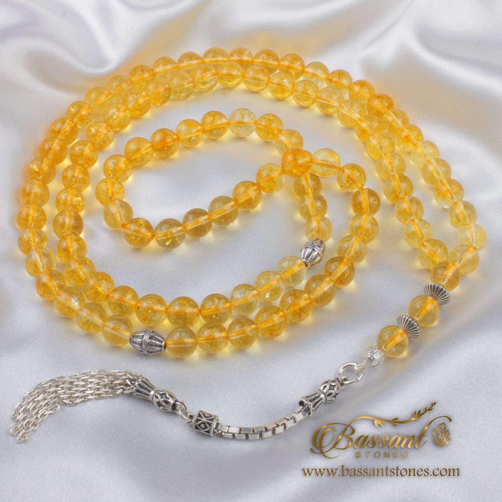 Citrine Rosary - Bassant Jewellery