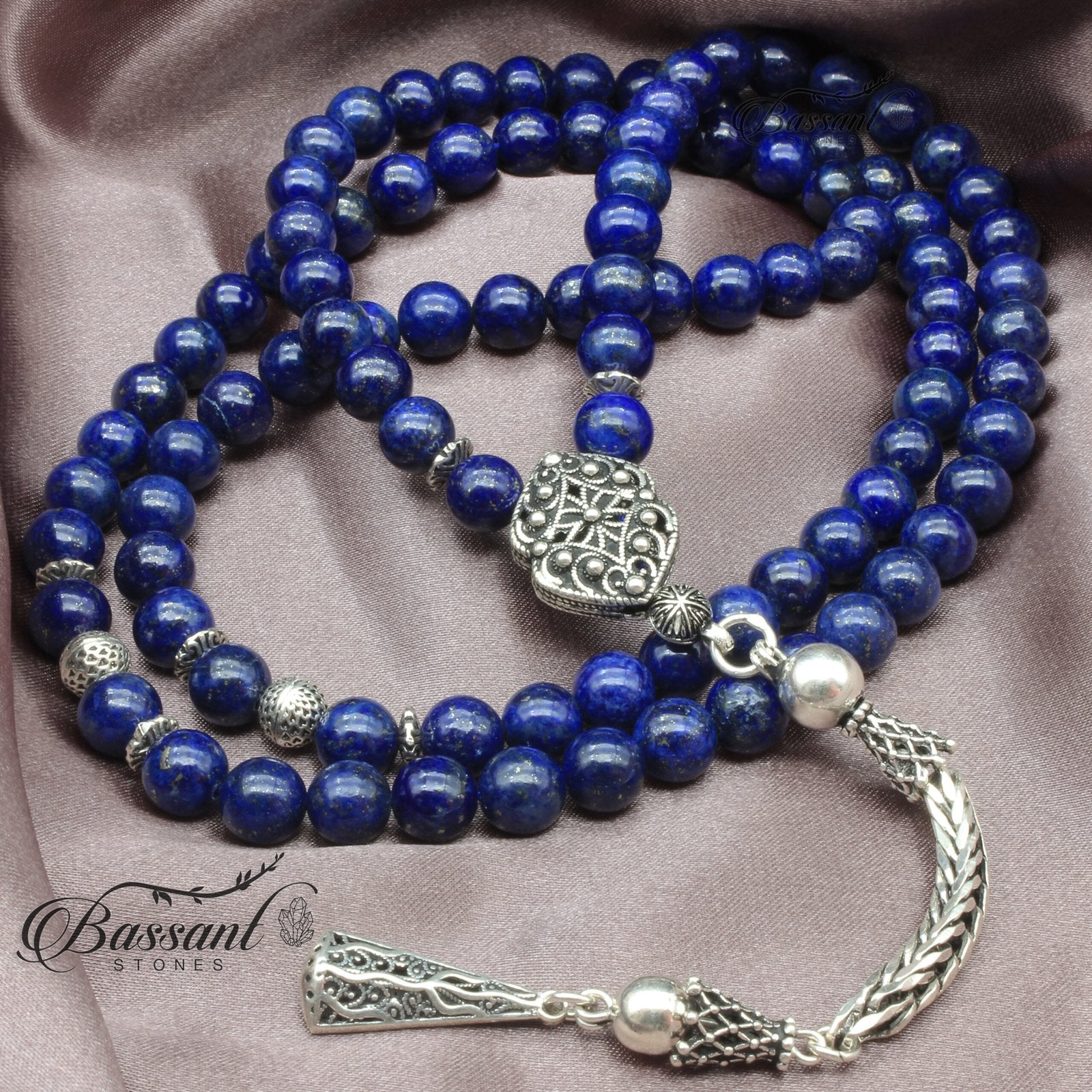 Lapis Lazuli Royal Rosary - Bassant Jewellery