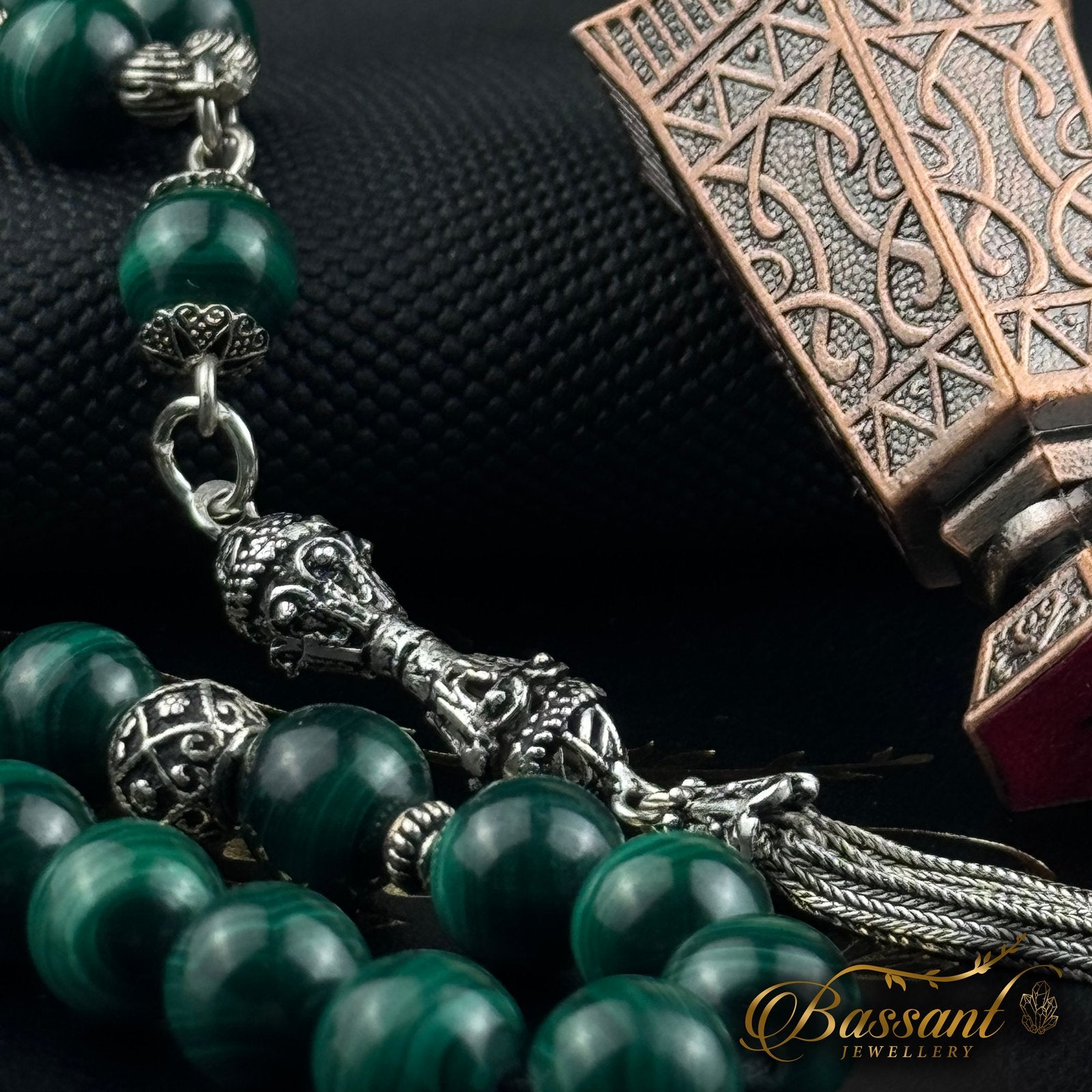 Malachite Rosary - Bassant Jewellery