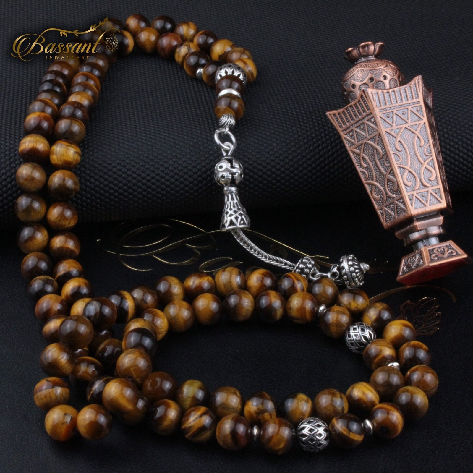 Tiger Eye Rosary - Bassant Jewellery