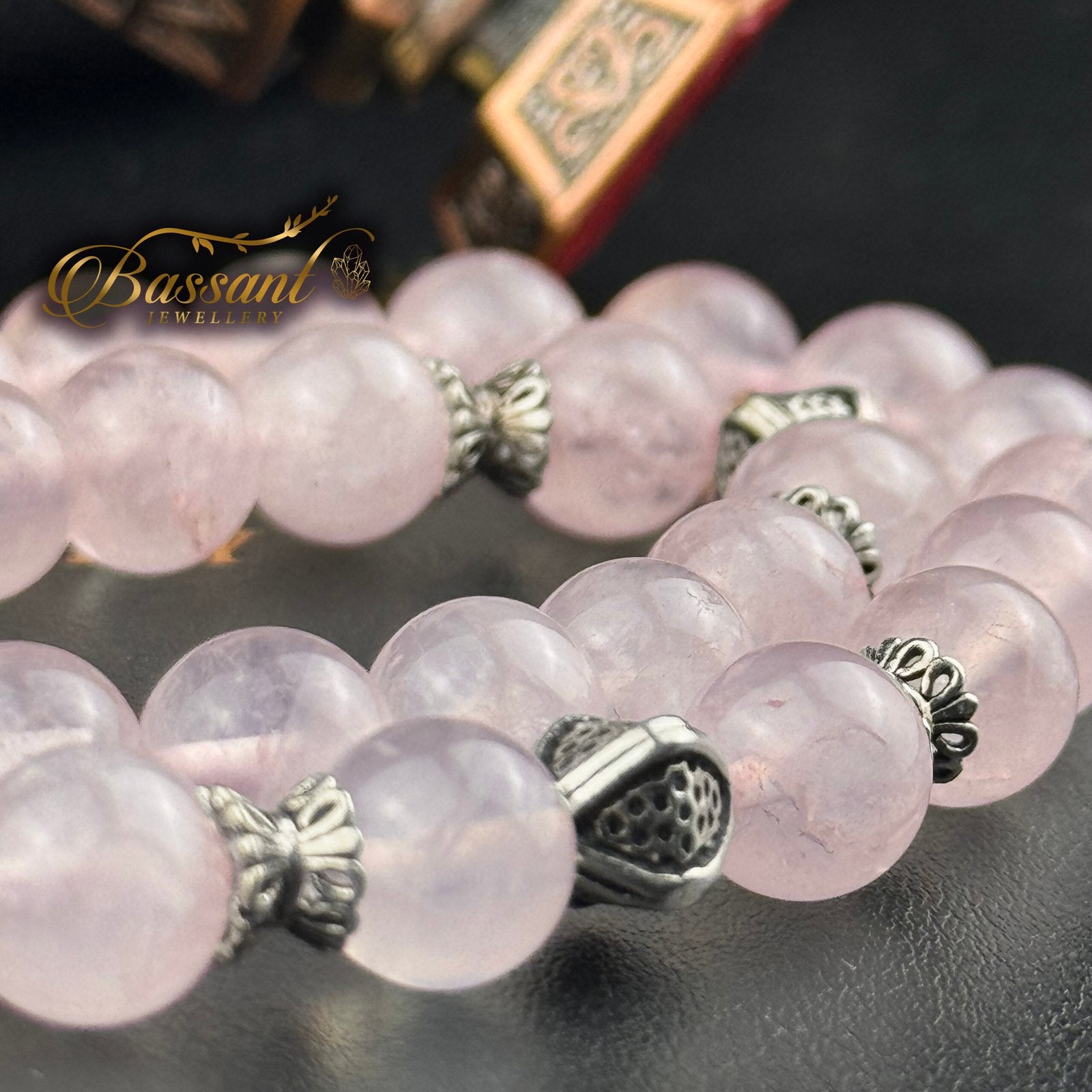 Rose Quartz Rosary - Bassant Jewellery