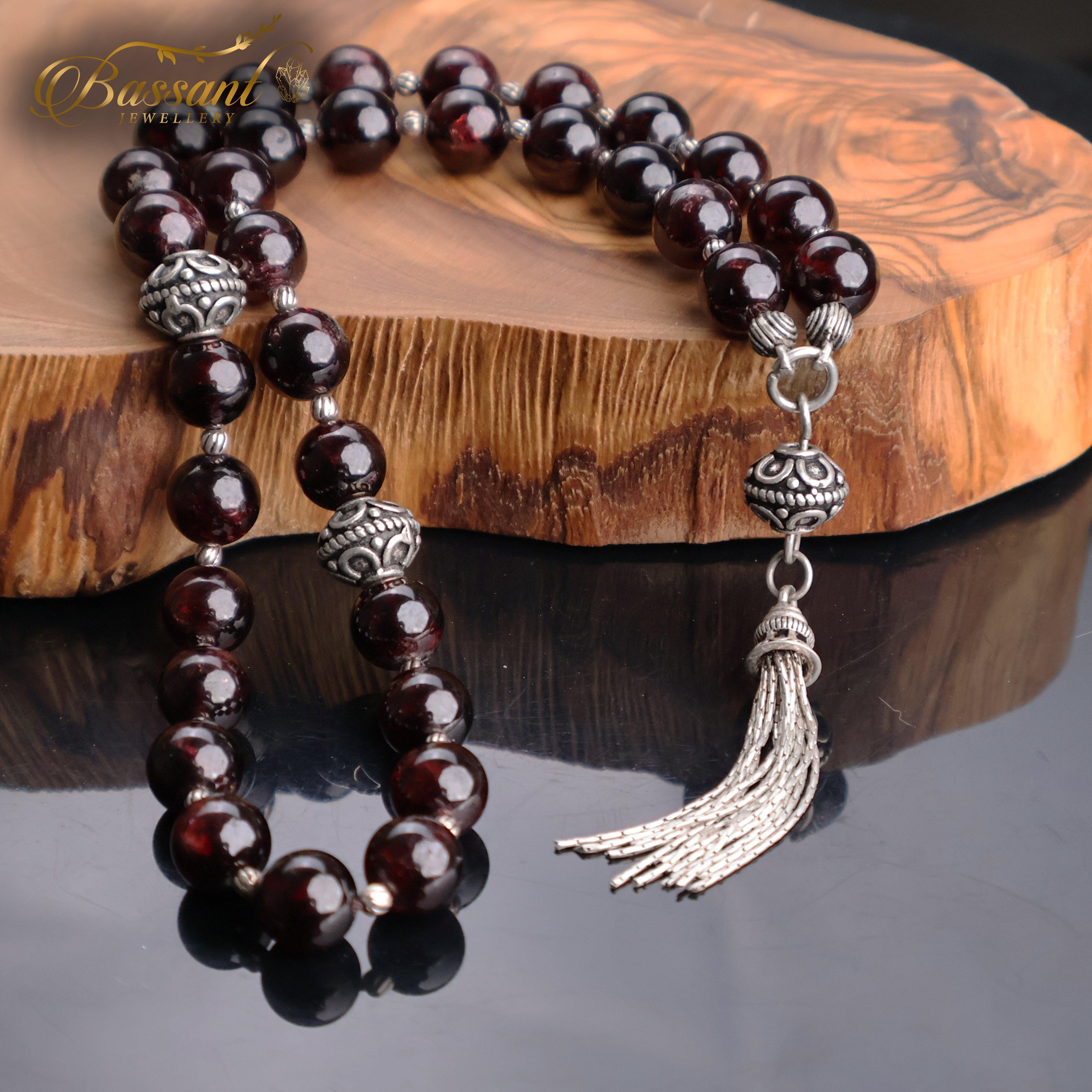 Garnet ( Almandine ) Rosary - Bassant Jewellery