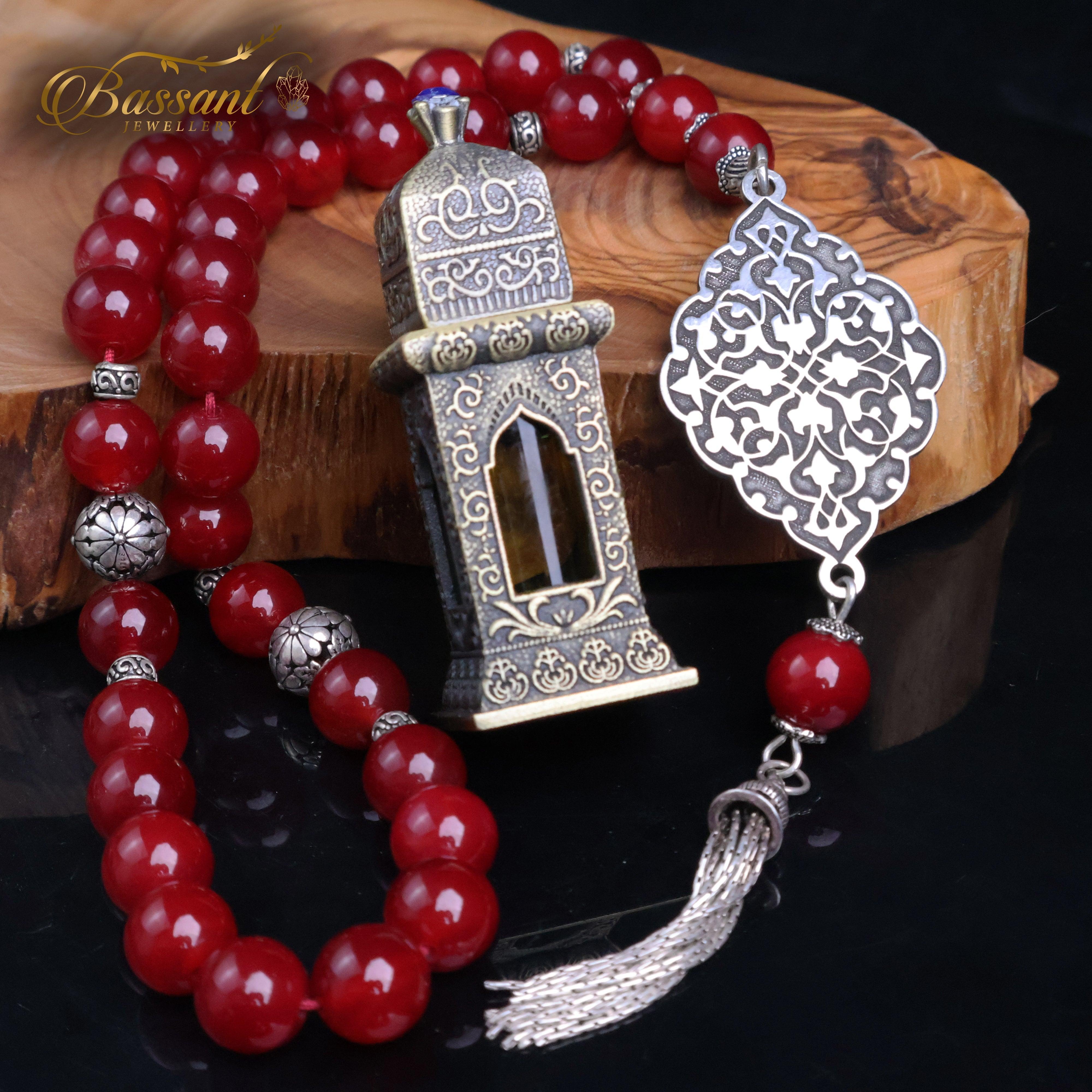 Red Agate Rosary - Bassant Jewellery