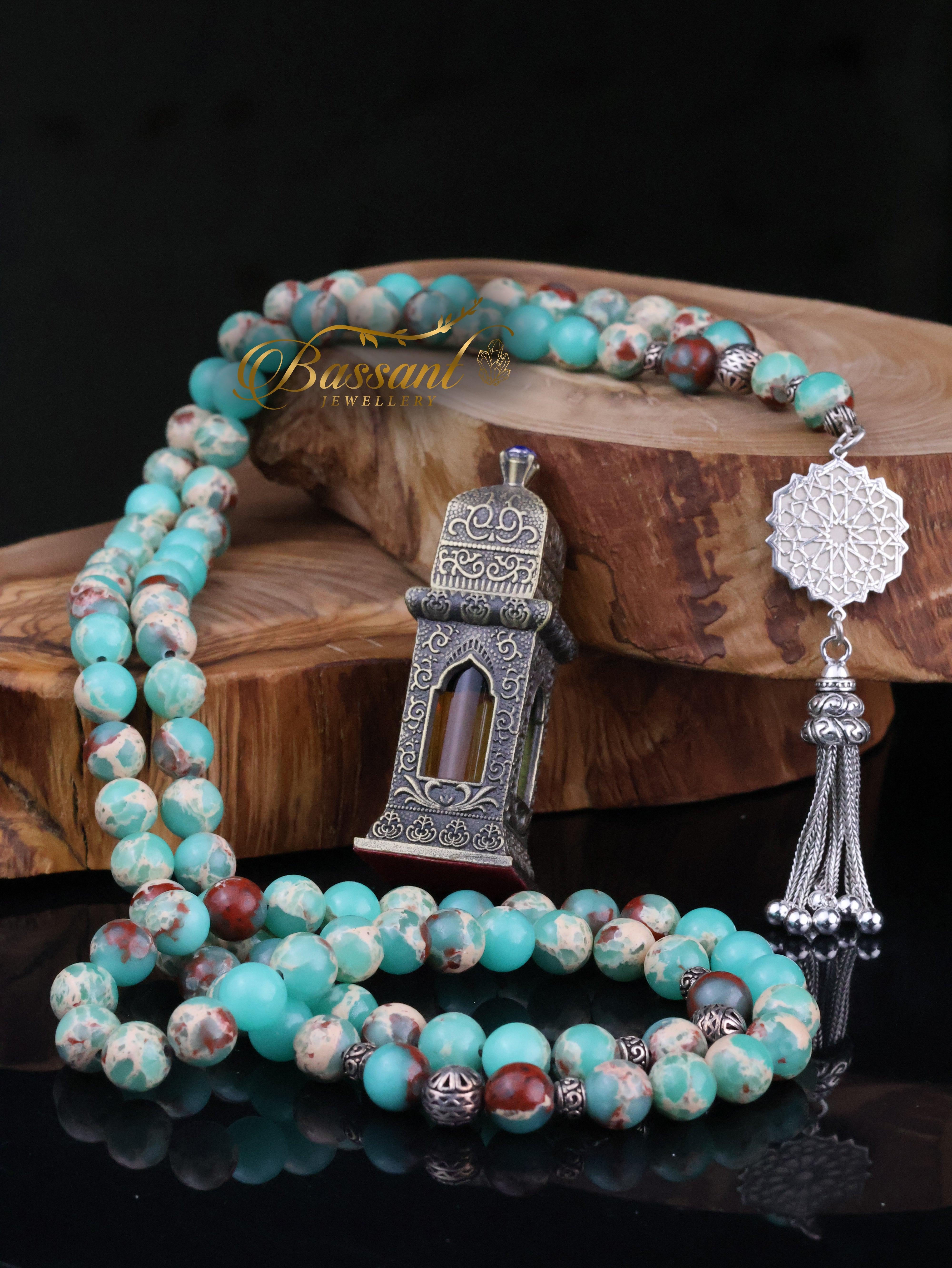 Aqua Impression Jasper Rosary