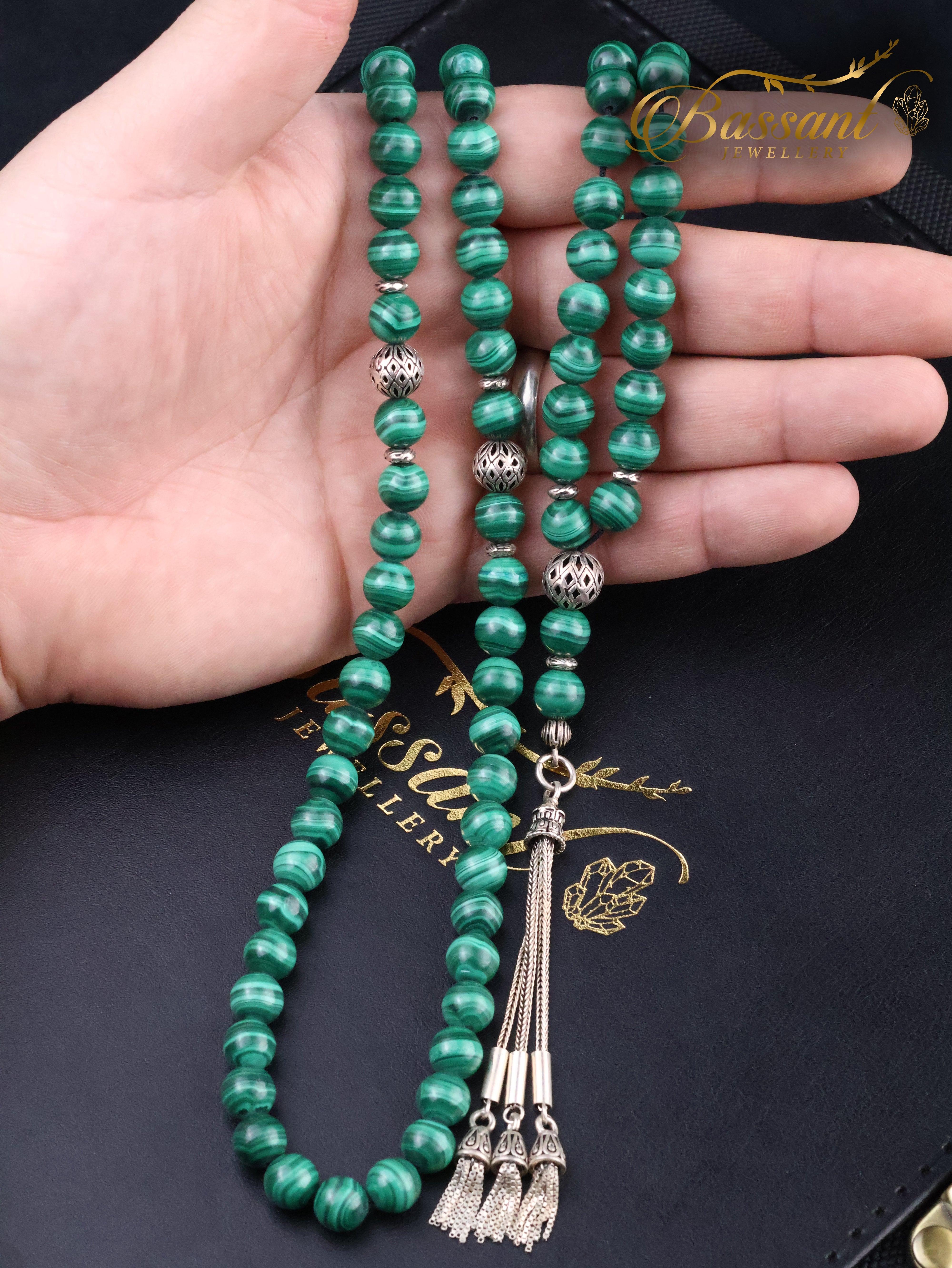 Malachite Rosary - Bassant Jewellery