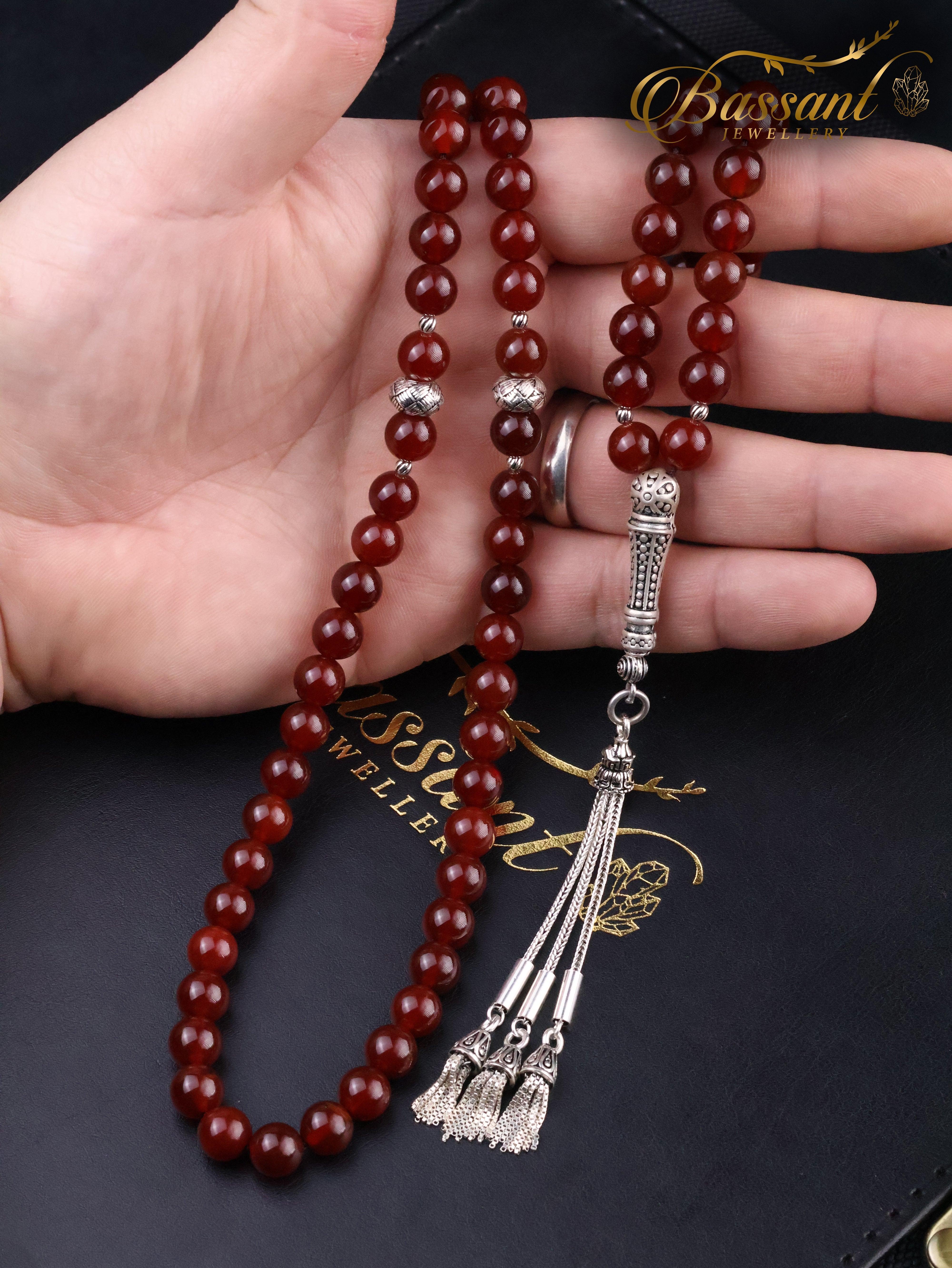 Red Agate Rosary - Bassant Jewellery