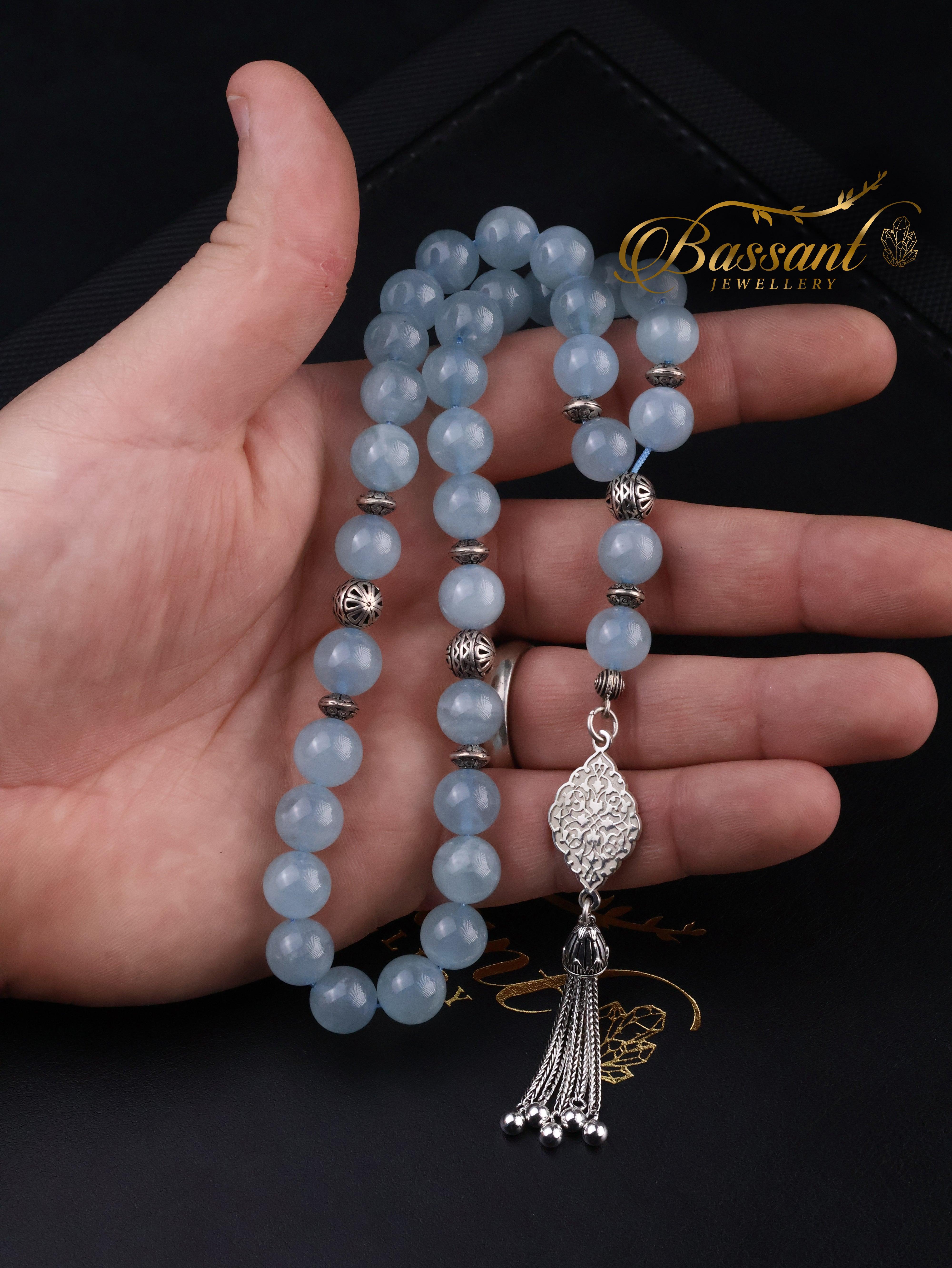 Aquamarine Rosary - Bassant Jewellery